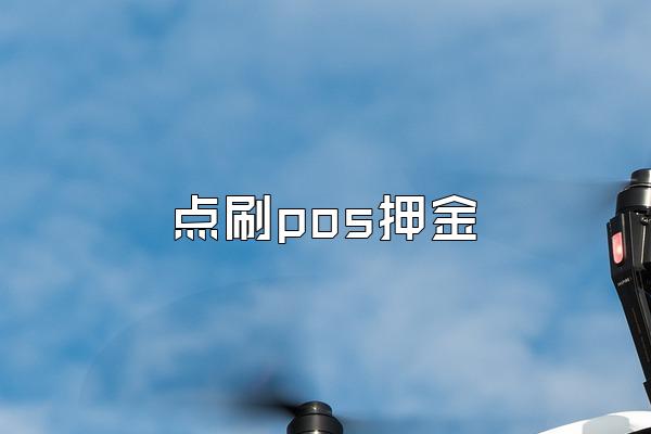 点刷pos押金